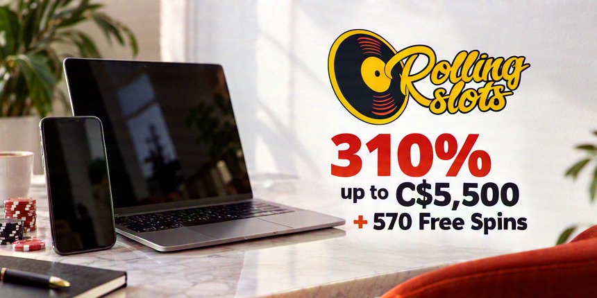 Trusted Casinos Rolling Slots 310% up to C$5,500 + 570 Free Spins